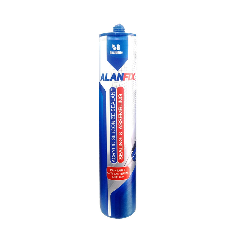خمیر درزگیر سیلیکونی آلان فیکس (AlanFix) 440 gr